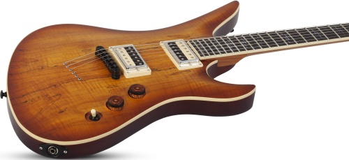 SCHECTER AVENGER EXOTIC SPALTED MAPLE фото 4